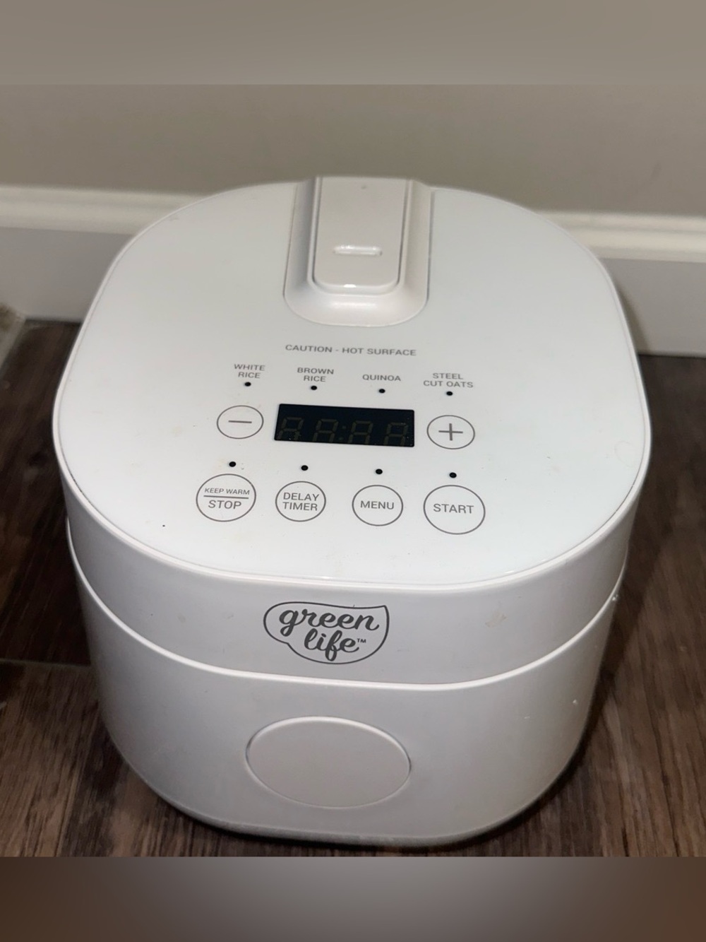 GreenLife White Rice Cooker - White